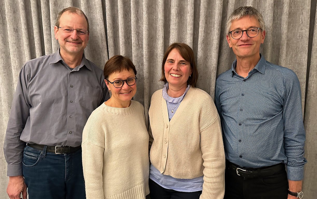 Vier Vorstandsmitglieder des Fördervereins St. Martin Idstein