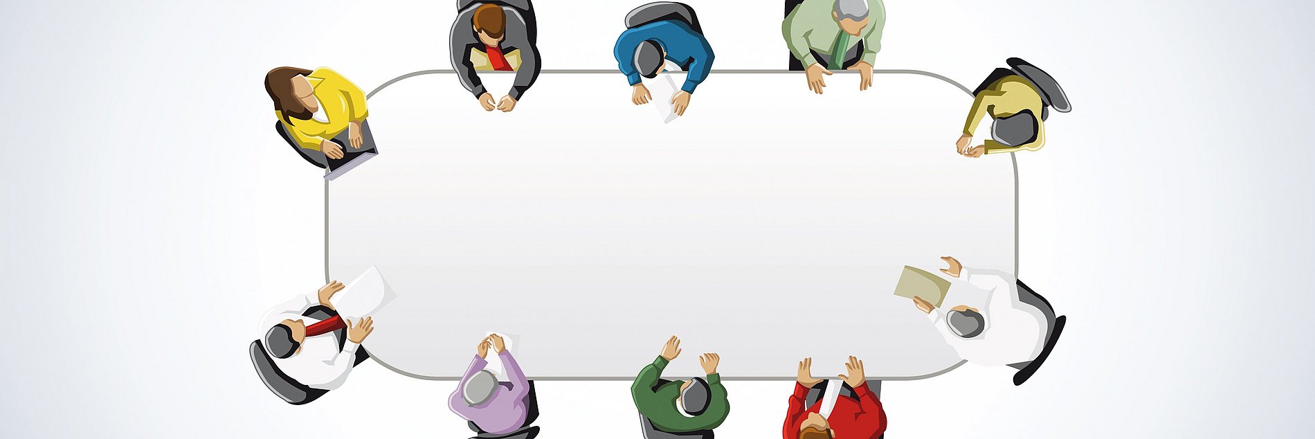 Besprechungstisch mit 10 Personen