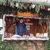 Apfelpunsch, Plätzchen, Stollen und Marmeladen