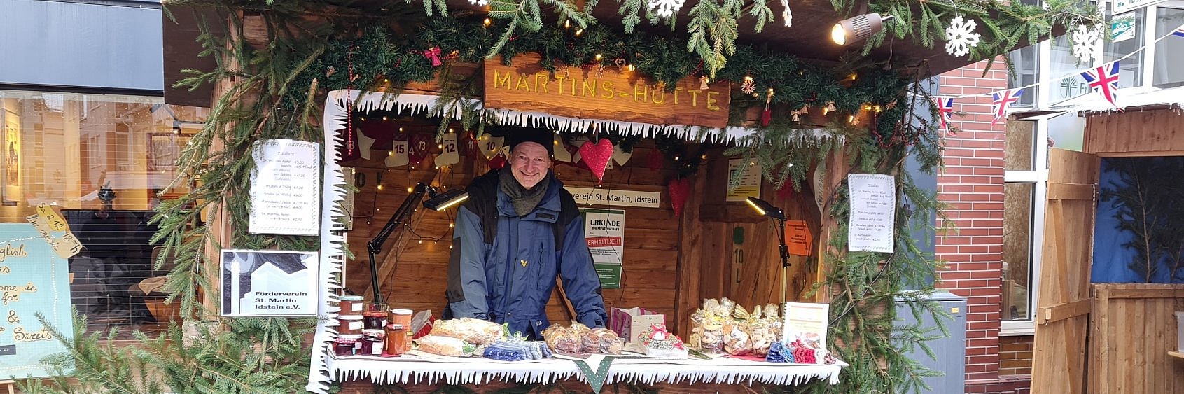 Verkaufstand geöffnete Martinshütte
