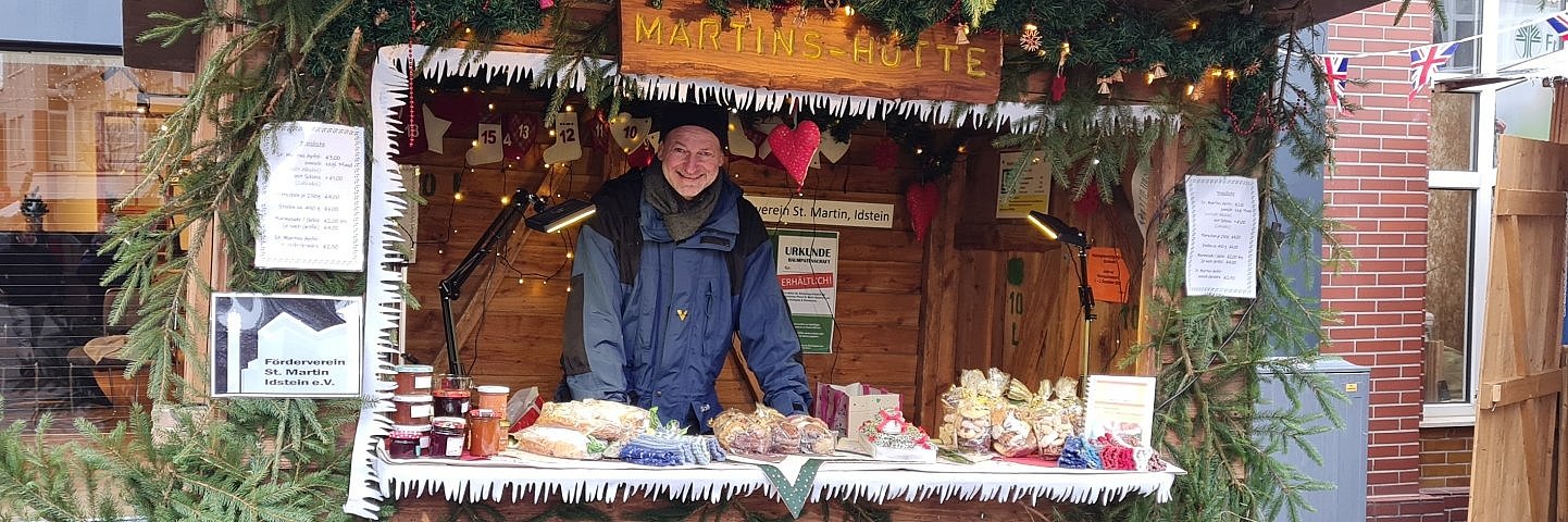 Verkaufstand geöffnete Martinshütte