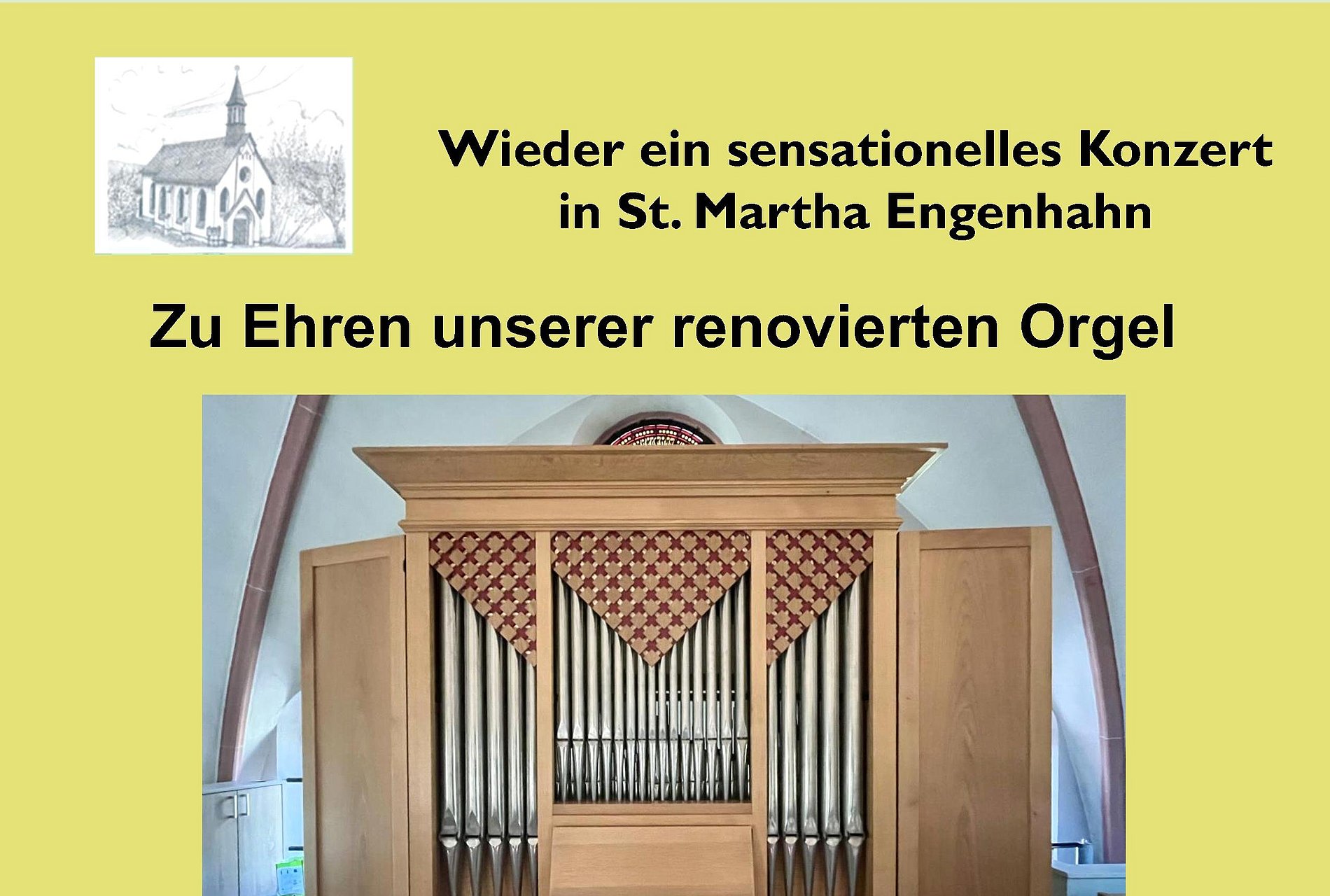 Plakat zum Konzert