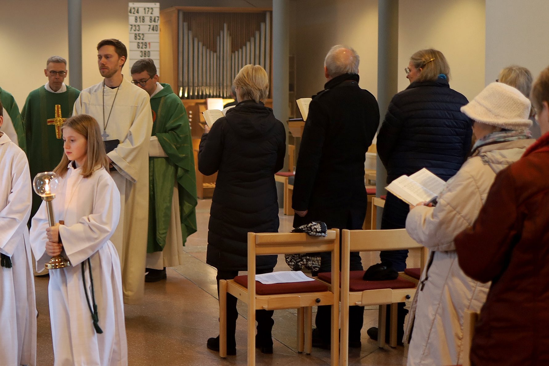 Auszug aus der nun profanierten Kirche
