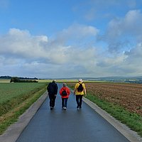 Pilger auf dem Weg