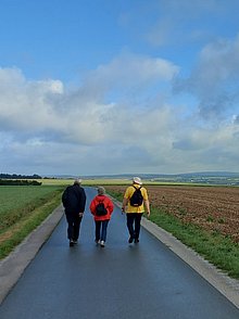 Pilger auf dem Weg